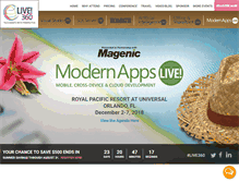Tablet Screenshot of modernappslive.com